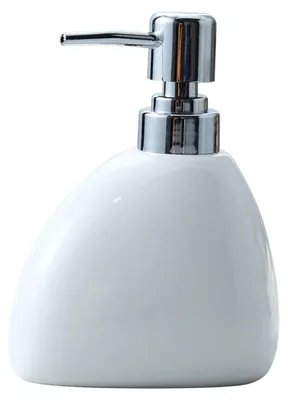Productafbeelding van Solidchoice - Witte Keramische Zeepdispenser 450ml