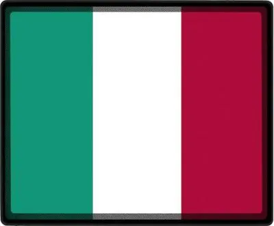 Produktbild von Mousepad Mauspad Länderflagge - Italien Fahne - 82070 - Gr. ca. 24  x 20 cm