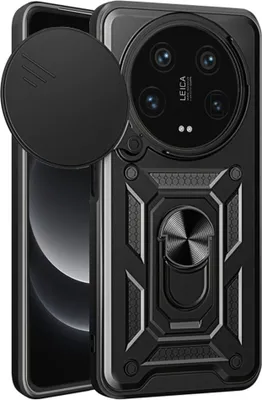 Image de Techsuit Camshield Back Cover Housse pour Xiaomi 14 Ultra - Noir