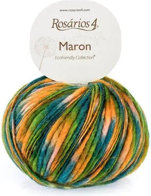 Produktbild von Rosários 4 Maronto Wolle - Farbintensive, weiche Mischung für kreative Strickprojekte