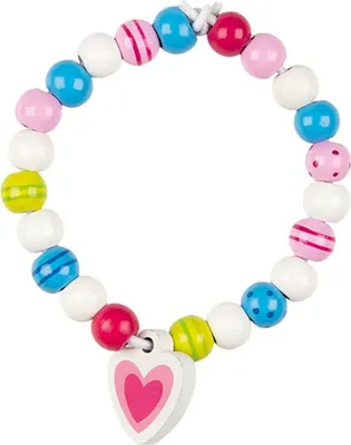 Produktbild von Goki Wooden bead set, Perlenset für Kinder, 4 Jahr(e), Holz, 46 Stück(e)