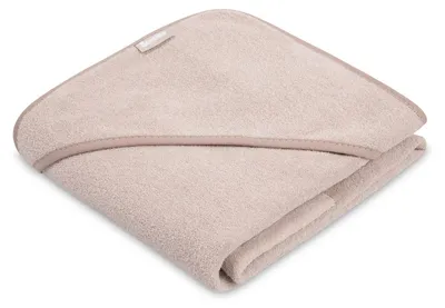 Obrázok produktu pre SENSILLO – Detská osuška s kapucňou z froté bavlny – 100 x 100 cm, staroružová
