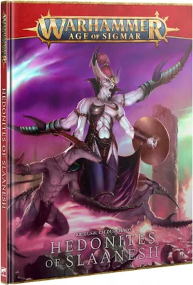 Produktbild von Warhammer Age Of Sigmar: Kriegsbuch - Hedonites Of Slaanesh Deu