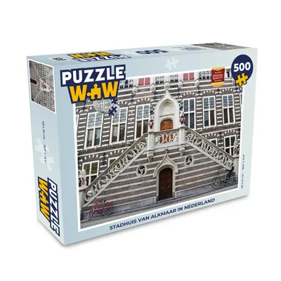 Obrázok produktu pre MuchoWow® Puzzle 500 ks Alkmaar - Holandsko - Radnica