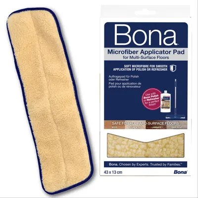 Produktbild von Bona Polish Pad Spray Mop, Mikrofaser Auftragspad für Refresher und Polish