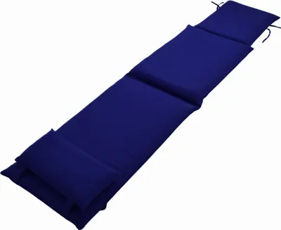 Productafbeelding van Gartenliege Auflage 190cm x 47cm für Liegestuhl Imperia TL-3007 Blau