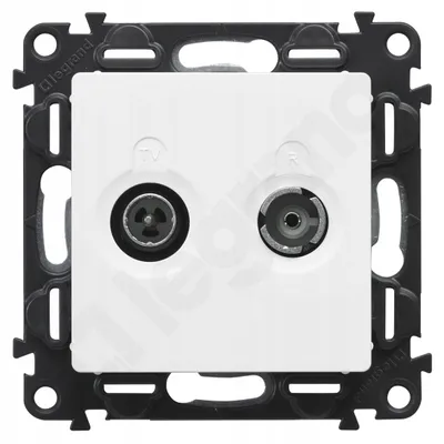 Produktbild von Legrand Valena Life TV-Antennendose Weiß 2-fach Wandmontage
