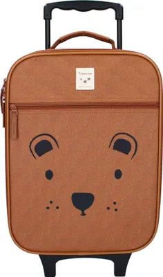 Image de Vadobag Trolley Kidzroom Current Legend avec un visage d'ours mignon Brown One Size
