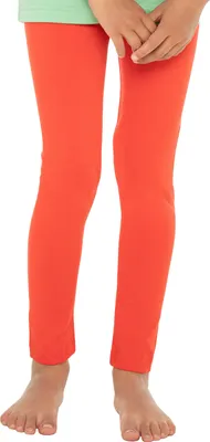 Produktbild von Celodoro Kinder Leggings, stretchige Jersey Hose aus Baumwolle - Rot 122-128
