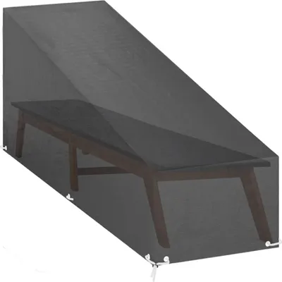 Produktbild von vidaXL Abdeckung für Sonnenliege 12 Ösen 205x75x40/70 cm Polyethylen