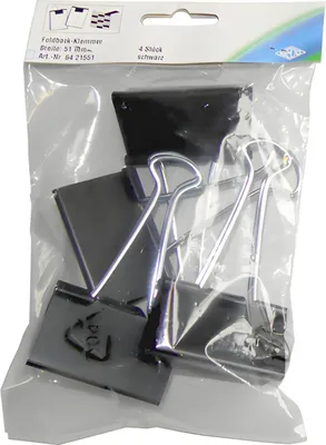 Obrázek produktu pro Wedo 64 21551, Kov, Nikl, Černá, 51 mm, 4 kusů