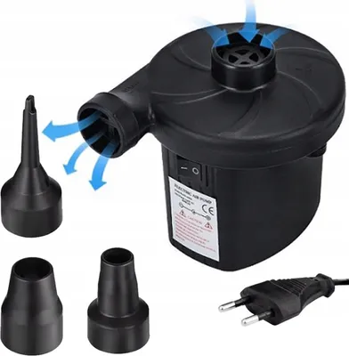 Produktbild von Elektrische Luftpumpe 2in1 für Matratze Ball Pool 3 Düsen 55W