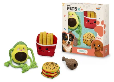Zdjęcie produktu dla Zestaw zabawek dla psów - JEDZENIE PET002