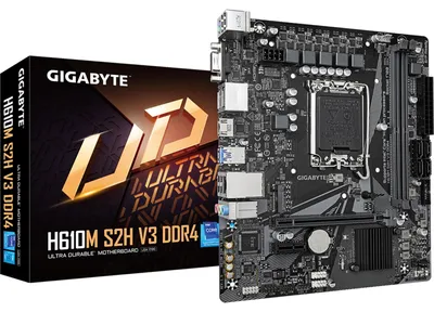 Produktbild von H610M S2H V3 DDR4 (schwarz/grau)