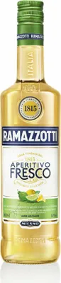 Produktbild von Ramazzotti Aperitivo Fresco, Bergamotten-Zitronenlikör, Aperitif, Alkohol, Flasche, 15 %, 1 Liter