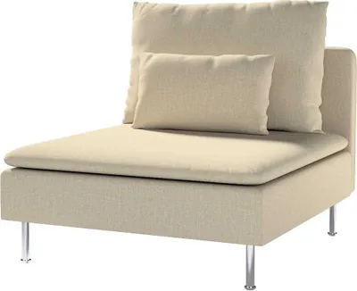Produktbild von Dekoria Bezug für Söderhamn Sitzelement 1, beige- grau, Bezug für Sitzelement 1