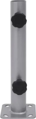 Obrázok produktu pre vidaXL Stojan na slnečník pre tyč Ø32/34/38 mm strieborná oceľ