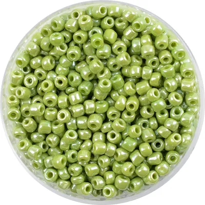Produktbild von Meyco Rocailles Perlmutt 2.5 mm 20 g Glasperlen Bastelperlen Schmuckperlen