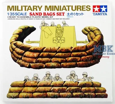 Immagine prodotto di Set di sacchi di sabbia Tamiya 1:35 WWII (36+12)