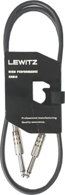 Image de Lewitz TGC016 Noir 1 m Droit - Droit