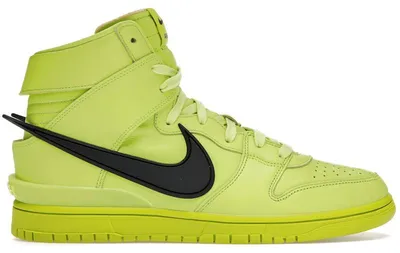 Produktbild von Nike Dunk High AMBUSH Flash Lime - EU 46