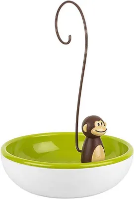 Image de Plateau décoratif en céramique pour fruits - design unique - 1 pièce - en céramique