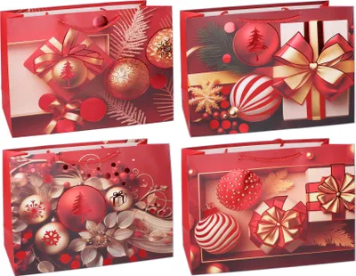 Produktbild von Geschenktüte L 30 x 38,5 x 11 cm WEIHNACHTEN