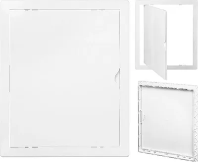 Produktbild von Virone | Revisionsklappe ID-25/30 - 26,5 x 31,5 cm - Weiß - Hochwertiges ABS - Universelle Montage