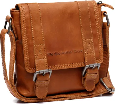 Zdjęcie produktu dla Skórzana torba na ramię marki Chesterfield Torba na ramię Ariano Flapoverbag Cognac jasnobrązowa
