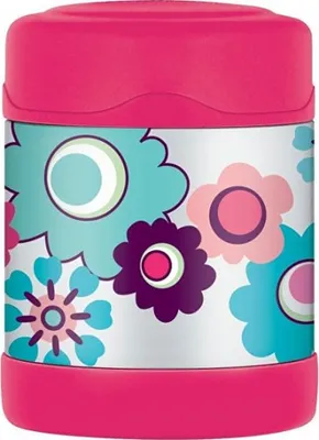 Immagine prodotto di FUNtainer Thermos per alimenti per bambini - fiori 290 ml
