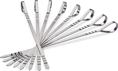Produktbild von Napoleon Schaschlik-Spieße Set Edelstahl 8 Stück