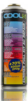 Obrázok produktu pre Chladiaca kvapalina pre klimatizácie Cool5 (5 v 1), náhrada za R134a, 290g