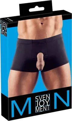 Zdjęcie produktu dla Svenjoyment Bokserki męskie XL czarne z anatomicznymi otworami