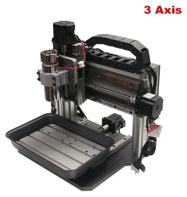 Immagine prodotto di Fresatrice CNC - 3/4/5 assi
Macchina fresatrice - 300x200x100 mm (area di lavoro)
Mandrino da 500 W, ideale per hobby e applicazioni tecniche