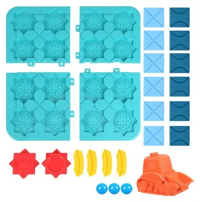 Imagen del producto de ISO 27963. Juego de construcción lógico para carreteras con coche y pelotas. Pista de 38 x 38 cm