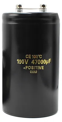Obrázek produktu pro Elektrolytický kondenzátor, 47000 µF/100 V, rozměry 76 x 130 mm