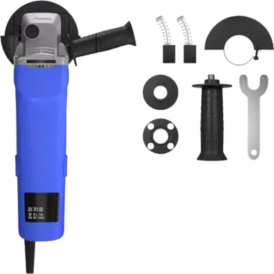 Immagine prodotto di Potente smerigliatrice angolare Tavien – 115 mm / 4,5 pollici – 5000 W – 12.000 giri/min – Smerigliatrice e troncatrice elettrica per metallo e piastrelle – Filettatura M14