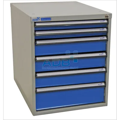 Produktbild von ADB Schubladenbox, Höhe 650 mm, 6 Schubladen