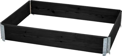 Produktbild von SIENA GARDEN Hochbeet stapelbar, 120 x 80 x 19,5 cm, schwarz