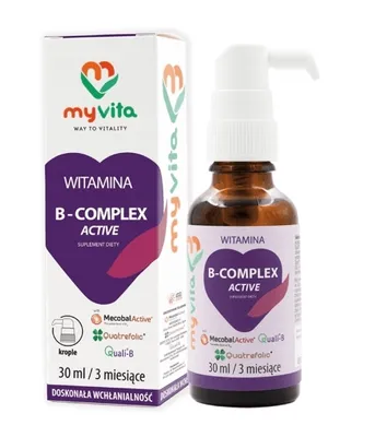Produktbild von Myvita Vitamin B-Complex Active 30ml