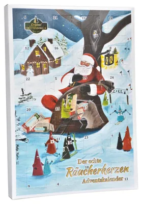 Produktbild von Crottendorfer  Räucherkerzen Adventskalender Design 2022 - 24 versch. Duftaromen -  2096 22