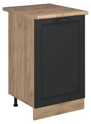Image de Meuble bas de cuisine Vicco R-Line Anthracite campagne/Chêne doré 50cm plan de travail Chêne doré, Model 70356