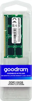 Produktbild von Goodram 4GB DDR3 PC3-12800 Speichermodul 1600 MHz