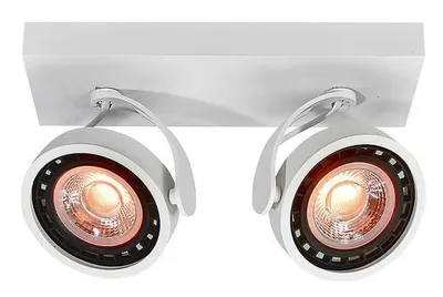Produktbild von GTV - Deckenleuchte Wally,4373,AC220-240V, 50/60 Hz, IP 20,2*Gu10,ES111,doppelt,weiß