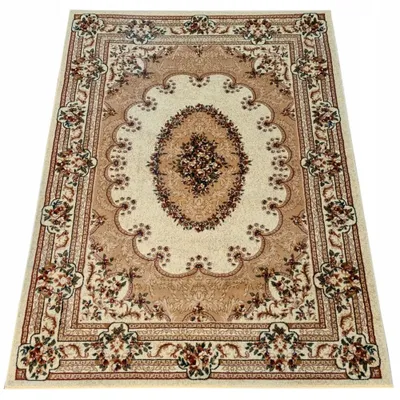 Zdjęcie produktu dla Klasyczny dywan 200x400 cm LUCHO - kremowy