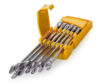 STANLEY Maulschlüssel-Set 6-teilig Chrom-Vanadium 10-15 mm