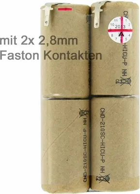 Zdjęcie produktu dla Akumulator odpowiedni dla Bosch AGS10, 2607335003 ze stykami Faston 2,8 mm