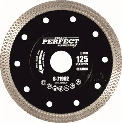 Zdjęcie produktu dla tarcza diamentowa 125 mm KERAMIKA STALCO