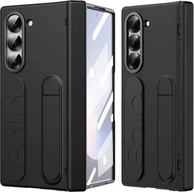 Obrázek produktu pro Pouzdro s popruhem na Samsung Galaxy Z Fold 6 vestavěnou ochranou displeje, stojánkem a ochrana pantu černé