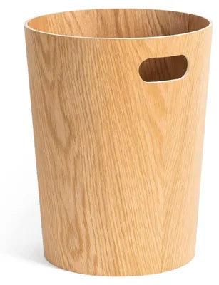 Produktbild von Holz Papierkorb 9 l, Eichenholz, für Büro